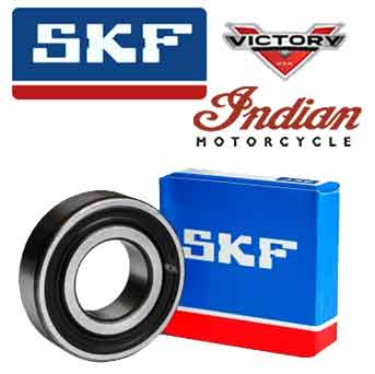 SKF wheel bearings, wheel seals & fork seals for Victory and Indian motorcycles.