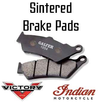 Sintered victory or Indian motorcycle brake pads