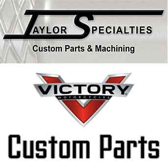 aylor Specialties Victory motorcycle accessories. Derby and cam covers, master cylinder lids, handlebar ends, oil dipsticks.