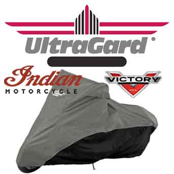 Ultragard motorcycle covers, Full covers, half covers. Indoor outdoor and durable motorcycle storage covers.