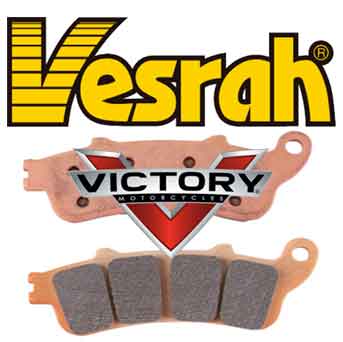 Vesrah brake pads for victory and Indian motorcycles