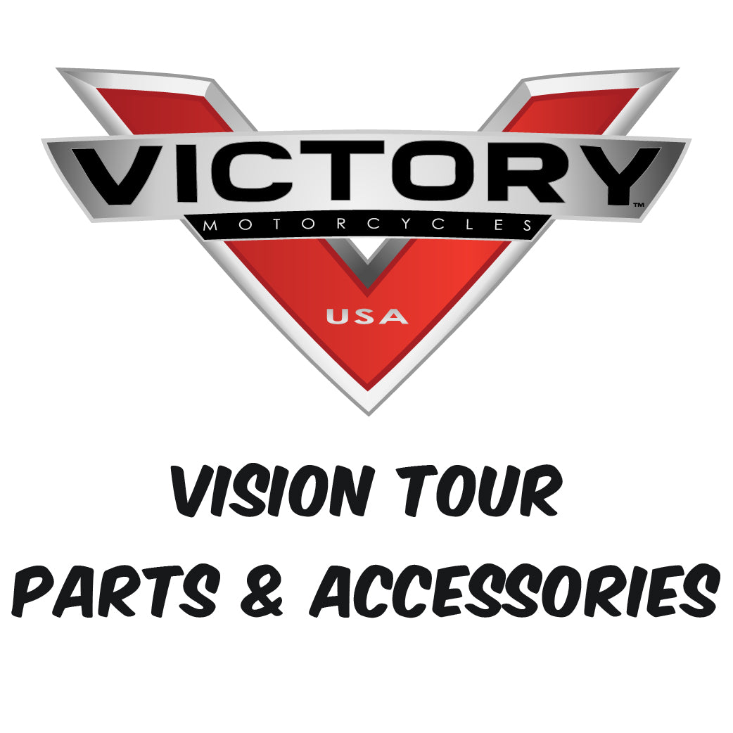 Victory motorcycle logo and Victory Vision Tour motorcycle parts and accessories