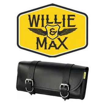 Willie & Max Motorcycle Luggage, Saddlebags, Swing Arm Bags and Tool Bags.