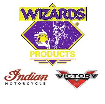 Wizards cleaning & detailing products. Waxes, soaps, buffing supplies, polishes micro fiber towels. Victory and Indian motorcycles