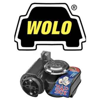 WOLO bad boy air horns for Victory and Indian motorcycles