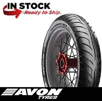 Avon motorcycle tires logo and tire in stock