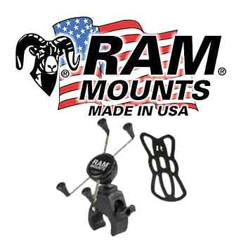 Indian & Victory Motorcycle Ram phone & device mounts