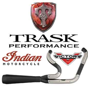 Trask exhaust for Victory and Indian motorcycles