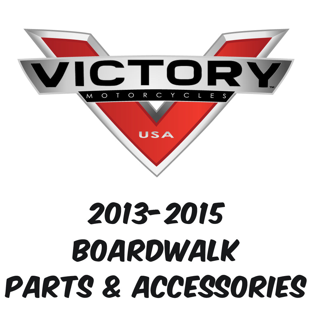 Victory motorcycle logo and Victory Boardwalk motorcycle parts and accessories