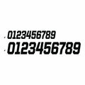 #0 Black 6 Race Series 3/Pack By D'Cor