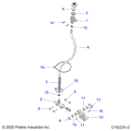 BRAKES: BRAKE PEDAL and MASTER CYLINDER - 2022 POLARIS SPORTSMAN 570 6X6