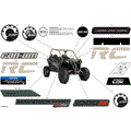 BODY - DECALS - 2023 CAN AM MAVERICK SPORT 1000R X RC