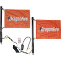 2 ft. Spiral LED Whip - Black by DragonFire Racing