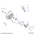 ENGINE: COOLING SYSTEM and WATER PUMP - 2025 POLARIS SPORTSMAN XP 1000 MUD