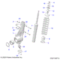 SUSPENSION: FRONT STRUT - 2021 POLARIS SPORTSMAN 450 HO