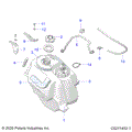 FUEL SYSTEM: FUEL TANK ASM. - 2025 POLARIS SPORTSMAN 570