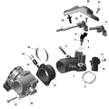 ROTAX - AIR INTAKE MANIFOLD AND THROTTLE BODY - 2023 CAN AM DEFENDER MAX HD7 DPS