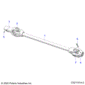 DRIVE TRAIN: FRONT PROP SHAFT - 2024 POLARIS SPORTSMAN 570 UTILITY