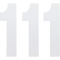 FX Number 1 White 6" by Factory Effex