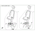 SEAT ASSY. (FOR 3-POINT-SEAT BELT) - 2016 CFMOTO UFORCE 800