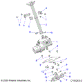 STEERING: STEERING POST ASM. - 2022 POLARIS SPORTSMAN 850 EPS 48"