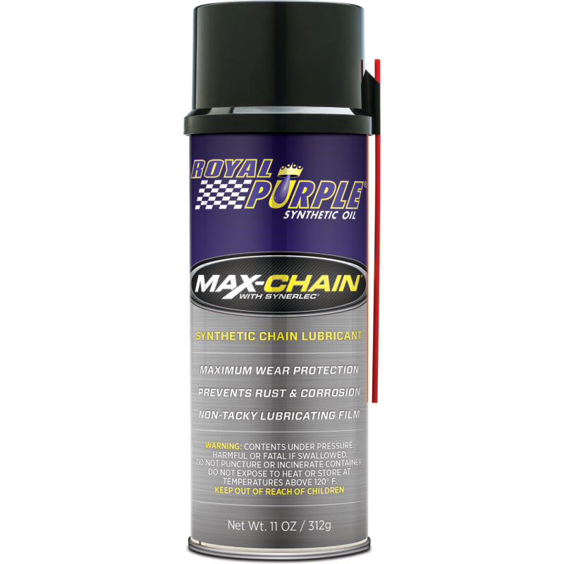 Royal Purple Max-Chain Synthetic Chain Lubricant - 11oz Aerosol for Motorcycle and Bicycle Chains