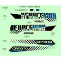 DECAL KIT (ATHENS BLUE) - 2020 CFMOTO UFORCE 1000