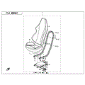 SEAT (BLACK & WHITE) - 2022 CFMOTO ZFORCE 800 Trail