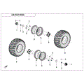 REAR WHEEL - 2023 CFMOTO CFORCE 110