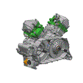 2V91W ENGINE - 2019 CFMOTO UFORCE 800