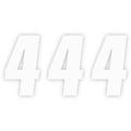 FX Factory Number 4 White 4" by Factory Effex