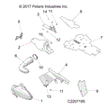 BODY: PANELS THERMAL SHIELDS - 2016 POLARIS SPORTSMAN 850 HIGH LIFTER