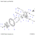 SUSPENSION: REAR HUBS CARRIER and BRAKE DISC - 2025 POLARIS SPORTSMAN 850 MUD 49S