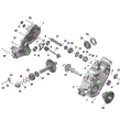 ROTAX - GEARBOX 1 - 2024 CAN AM OUTLANDER MAX 1000R 6X6 EFI XT - BOREAL GREEN