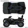 BODY: DECALS STANDARD - 2026 POLARIS SPORTSMAN TOURING 850 48"