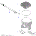 STEERING: CONTROLS THROTTLE ASM. and CABLE - 2020 POLARIS SPORTSMAN 570 HUNTER EDITION