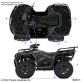 BODY: DECALS STANDARD - 2024 POLARIS SPORTSMAN 570 PREMIUM