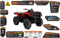 BODY - WARNING DECALS - 2025 CAN AM OUTLANDER 500 4X4 DPS - WILDLAND CAMO
