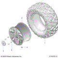 WHEELS: REAR - 2023 POLARIS SPORTSMAN 850 48" ULTIMATE TRAIL