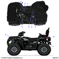 BODY: DECALS STANDARD - 2024 POLARIS SPORTSMAN TOURING 850 48"