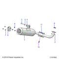 ENGINE: EXHAUST SYSTEM - 2020 POLARIS ACE 150 EFI