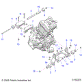ENGINE: MOUNTING & LONG BLOCK - 2022 POLARIS SPORTSMAN 450 HO EPS