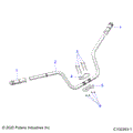 STEERING: HANDLEBAR - 2021 POLARIS SPORTSMAN TOURING 850 48"