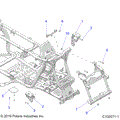 CHASSIS: FRONT CAB SUPPORTS - 2020 POLARIS SCRAMBLER XP 1000 55"