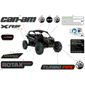 BODY - DECALS - 2026 CAN AM MAVERICK TURBO RR X RS - TIMELESS BLACK METALLIC - 72" WIDTH