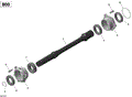 DRIVE SHAFT _56R1505 - 2015 CAN AM OUTLANDER MAX 800R EFI