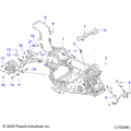 CHASSIS: FRAME ASM and SWINGARM - 2024 POLARIS OUTLAW 70