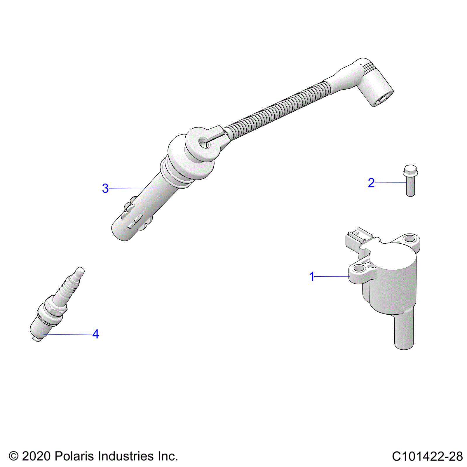 Polaris Schematic | ELECTRICAL: IGNITION COIL WIRE/PLUG Witchdoctors