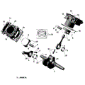 ROTAX - CRANKSHAFT PISTON AND CYLINDER - 2022 CAN AM MAVERICK SPORT