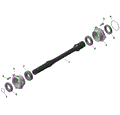 ROTAX - DRIVE SHAFT - 2024 CAN AM OUTLANDER MAX 1000R 6X6 EFI XT - BOREAL GREEN